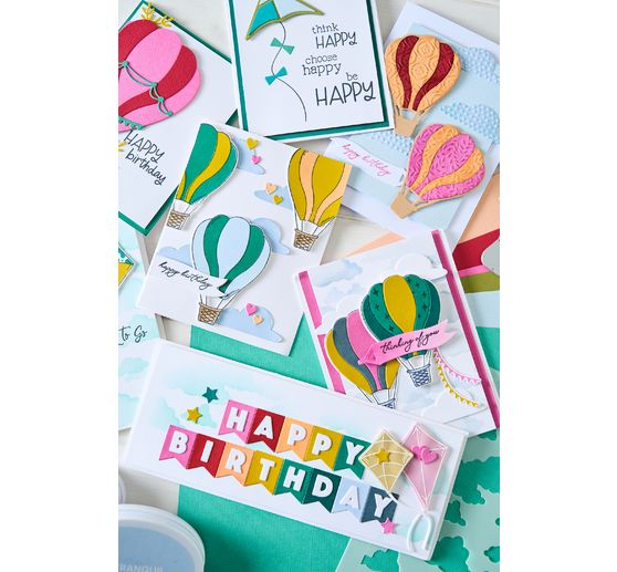 Výseková šablona Sizzix Thinlits "Birthday Bunting by Catherine Pooler"