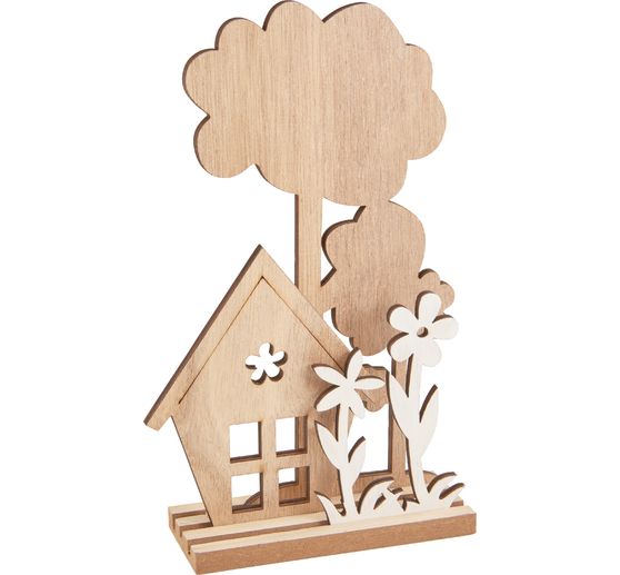 VBS Wooden building kit "House in the green"
