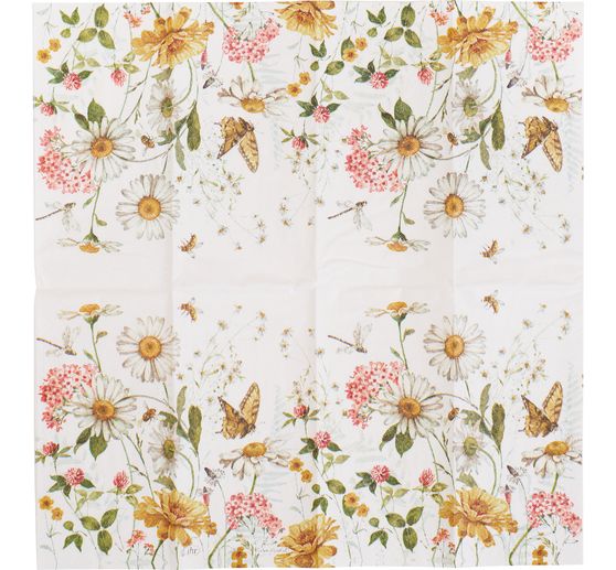 Paper handkerchiefs "Wildflower and Butterfly"