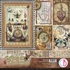 Scrapbook paper "Cabinet of Curiosities"