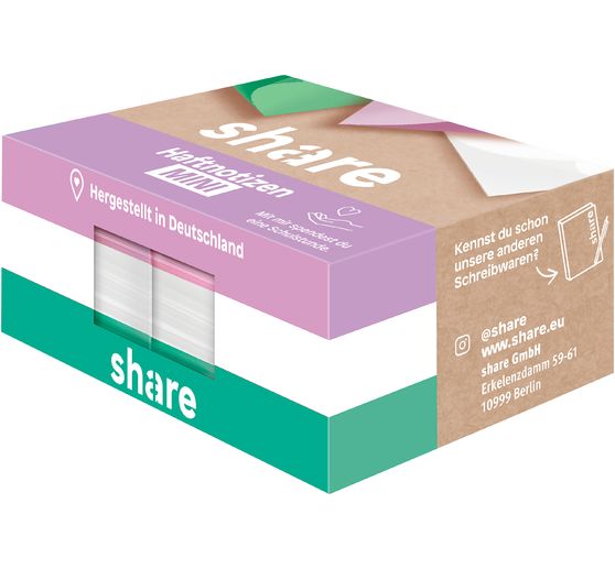 share Sticky Notepad mini, 6x100 sheets