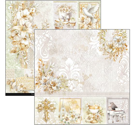 Scrapbook paper "Blessing Day"