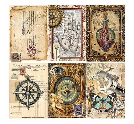 Vellum Paper "Cabinet of Curiosities"