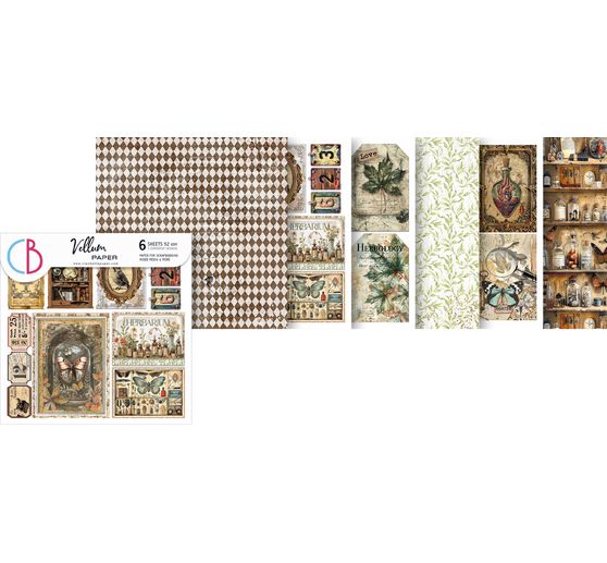 Vellum Paper "Cabinet of Curiosities"