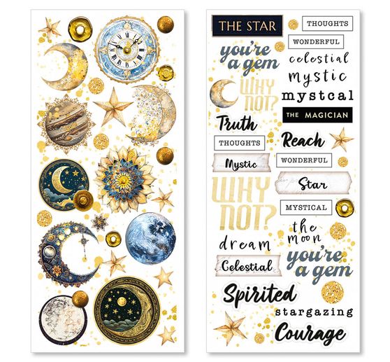 Umělecké samolepky "Celestial"
