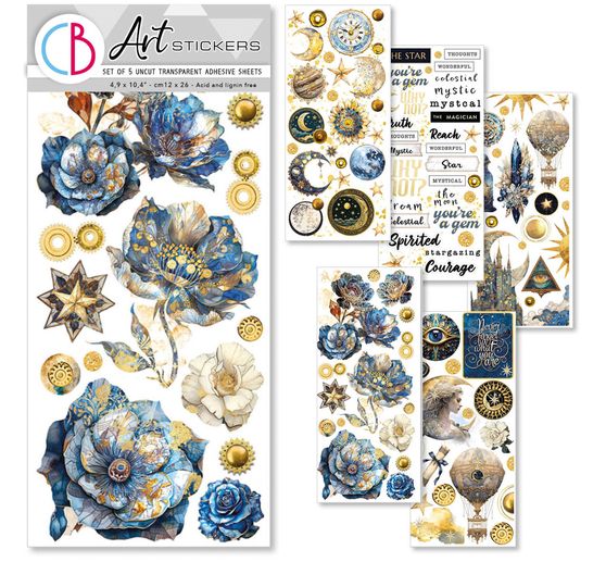 Umělecké samolepky "Celestial"