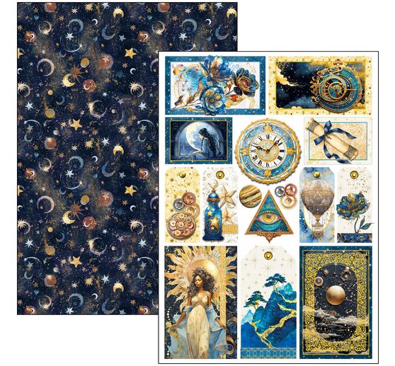 Paper set "Celestial"