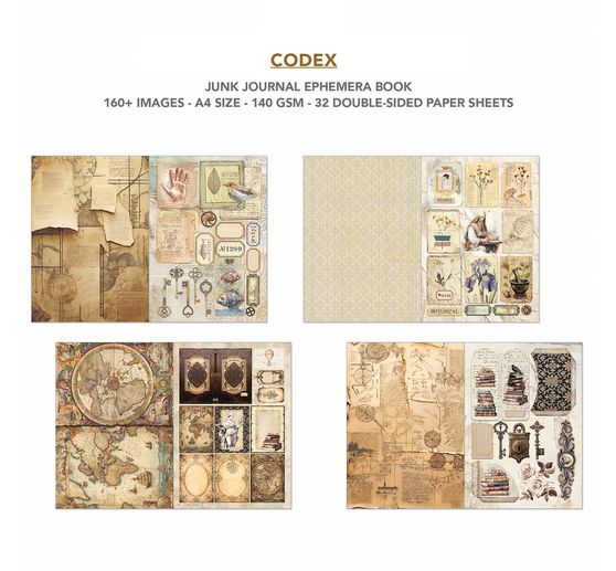 Junk Journal & Ephemera Book "Codex"
