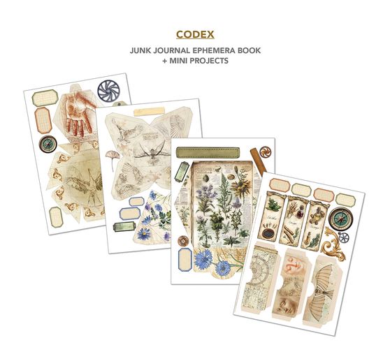 Junk Journal & Ephemera Book "Codex"