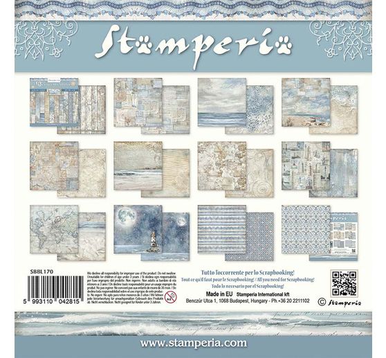 Scrapbook block "Silent Sea Backgrounds"