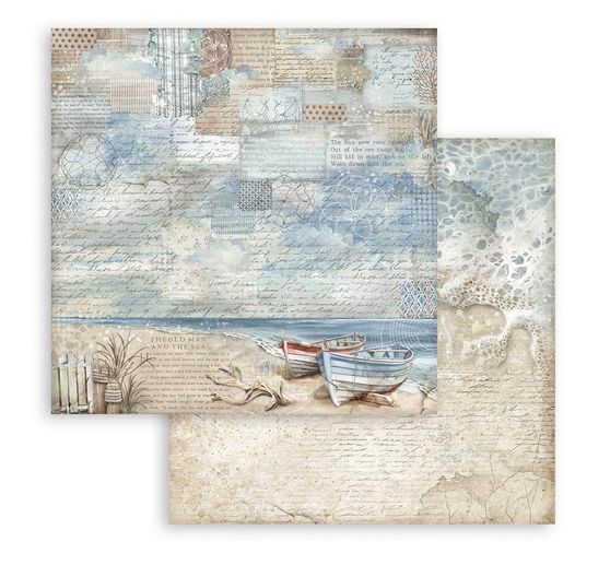 Scrapbook block "Silent Sea Backgrounds"