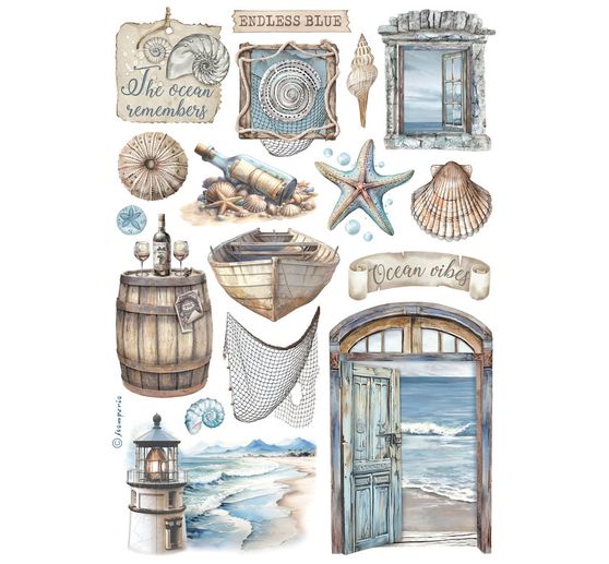 Washi Pad "Silent Sea"