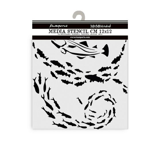 Stencil "Silent Sea - Fish"