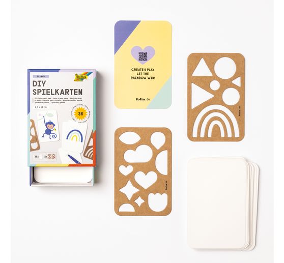 Blank playing cards set