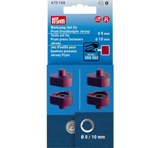 Prym Tool set for Prym push-studs Jersey, 8 and 10 mm