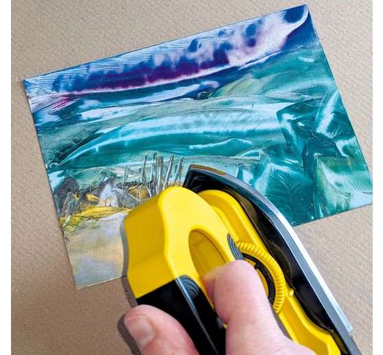 Encaustic painting iron