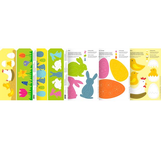 Prickle template set "Easter friends"