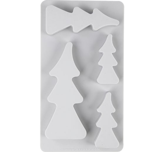 Silicone casting mould "Christmas trees"