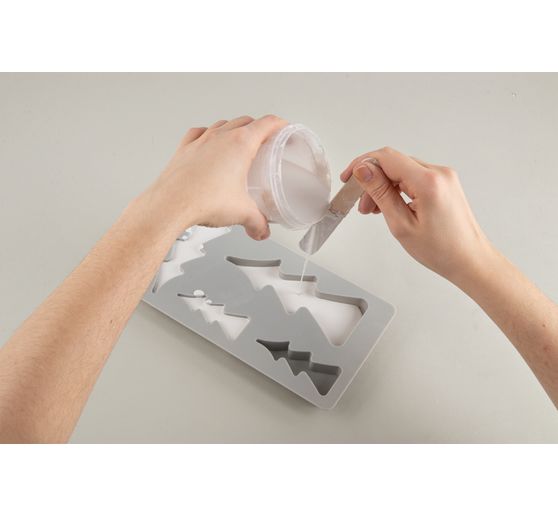 Silicone casting mould "Christmas trees"