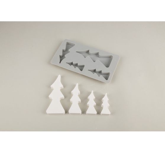 Silicone casting mould "Christmas trees"