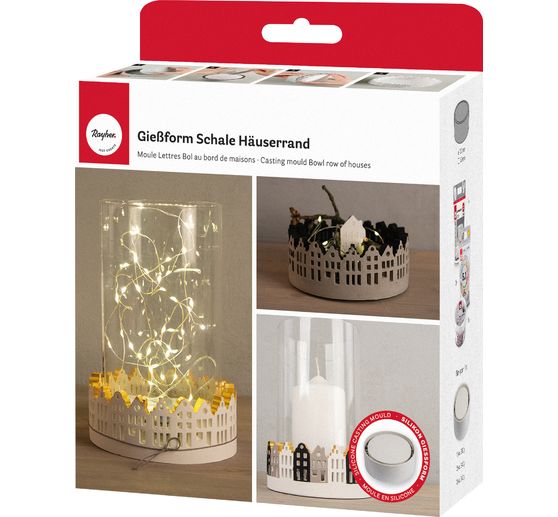 Silicone casting mould "House edge bowl"