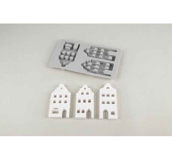 Silicone casting mould "Nordic houses"