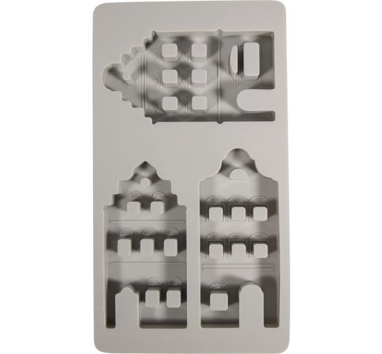 Silicone casting mould "Nordic houses"