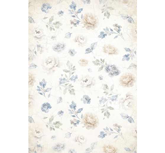 Motif straw silk backgrounds "Timeless", DIN A6, set of 8