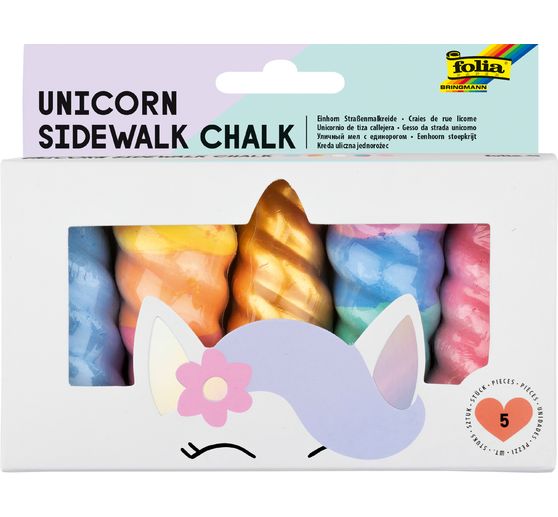 Road chalk "Unicorn"