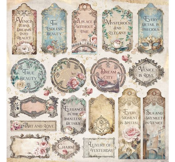 Scrapbook block "Venice"