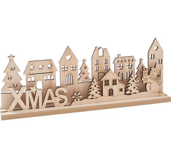 VBS Wooden building kit "Christmas village Xmas"