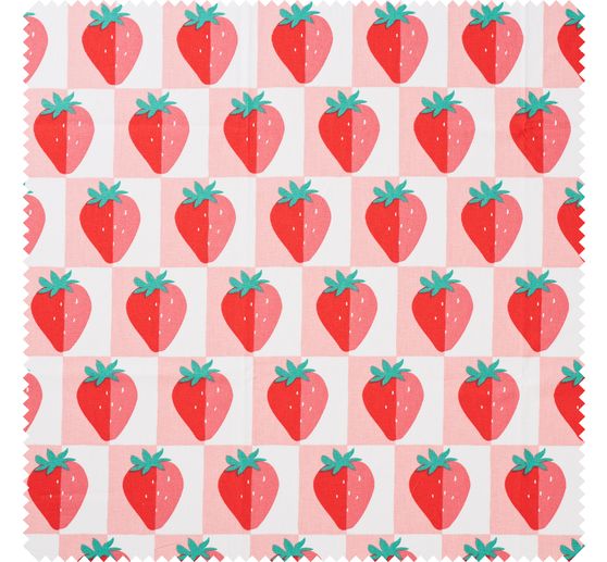 Cotton fabric "Strawberries"