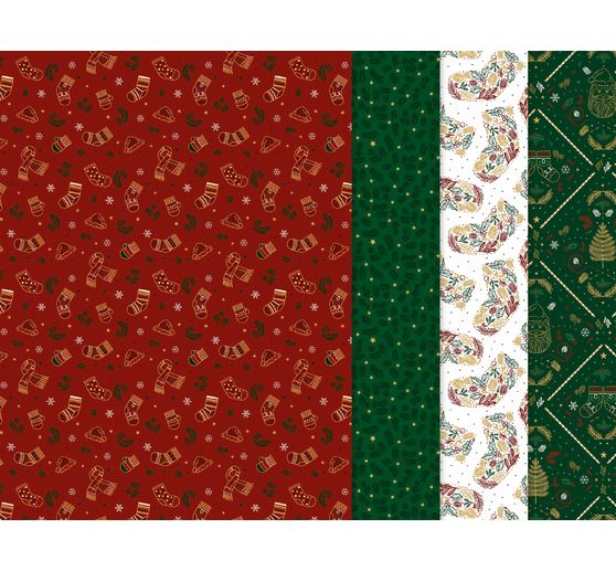 Décopatch Pocket Hot-Foil Collection Mix and Patch "Vintage Christmas"
