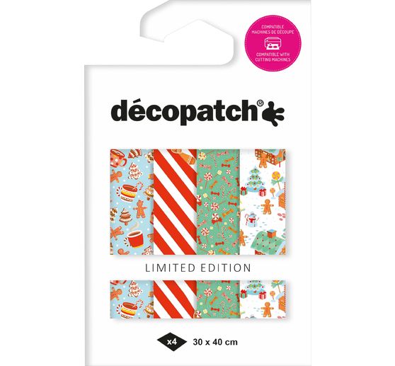 Décopatch Pocket Hot-Foil Collection Mix and Patch "Christmas Bakery"
