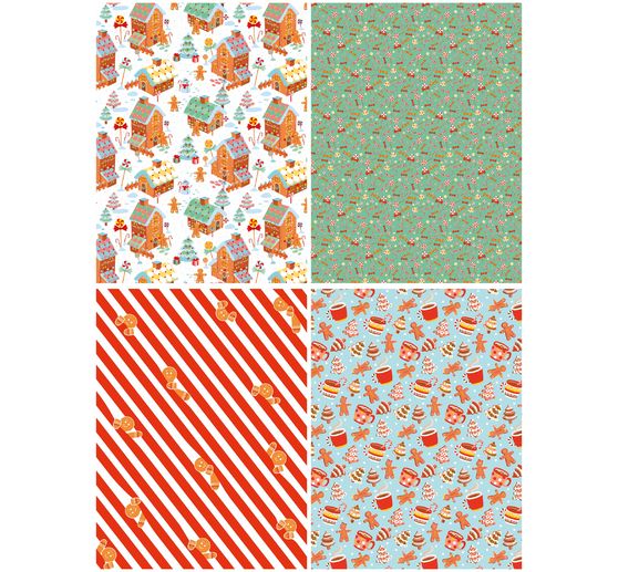 Décopatch Pocket Hot-Foil Collection Mix and Patch "Christmas Bakery"