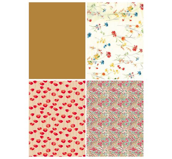 décopatch Pocket Hot-Foil Collection Mix and Patch "Květinové louky"