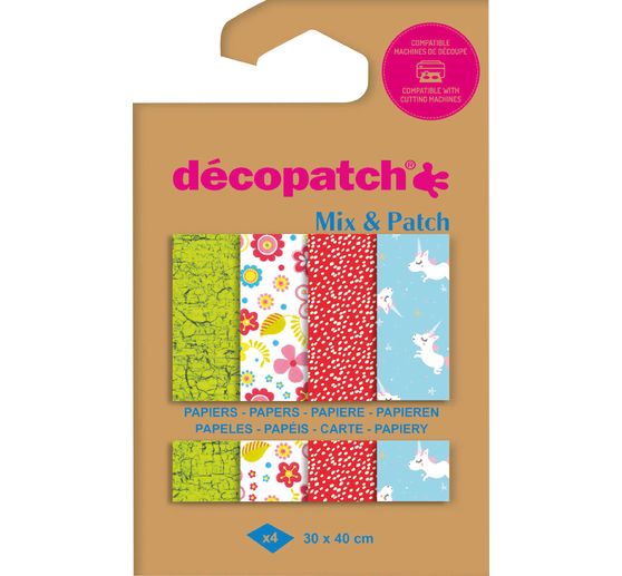 Décopatch Pocket Mix and Patch "Unicorns"