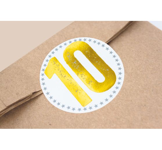 Nálepka "Adventní čísla"