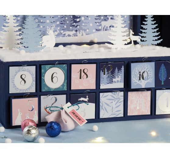 Sticker advent numbers "Winter magic"