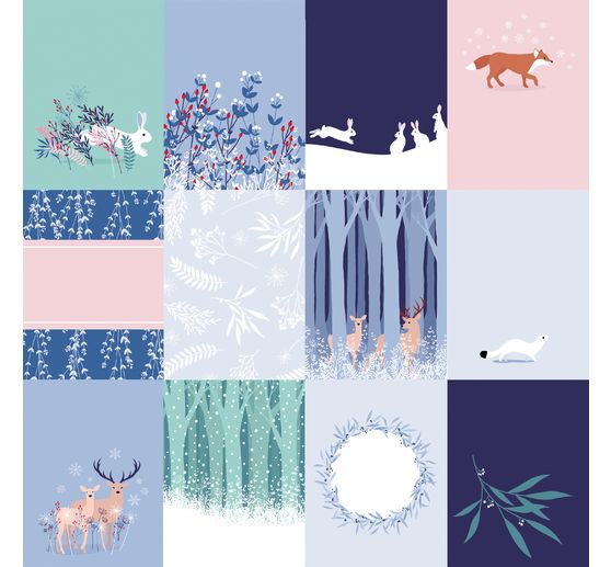 Paper set "Winter magic"