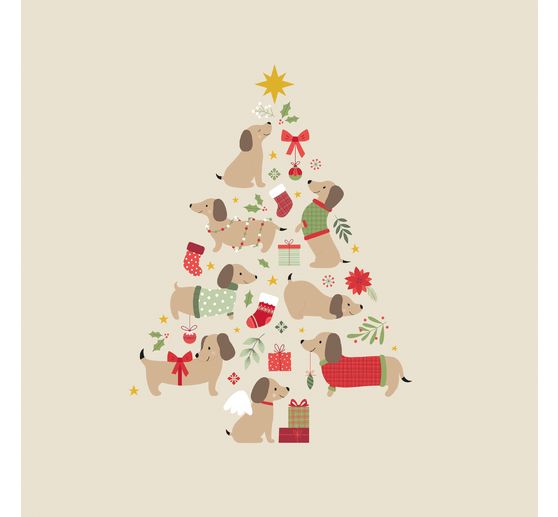 Paper set "Woofy Christmas"