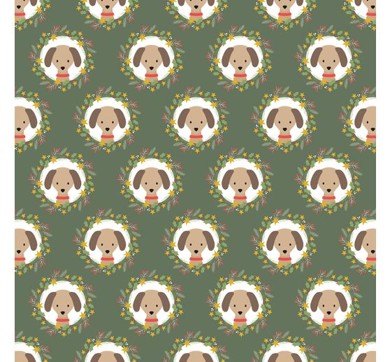 Paper set "Woofy Christmas"