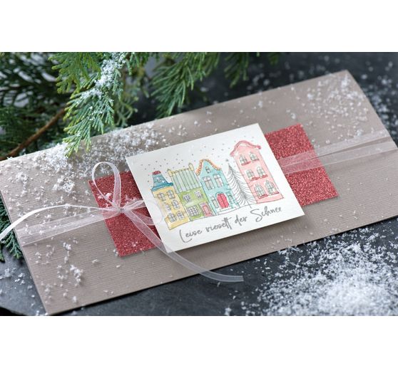 Razítko BUTTERER "Sníh jemně stéká"