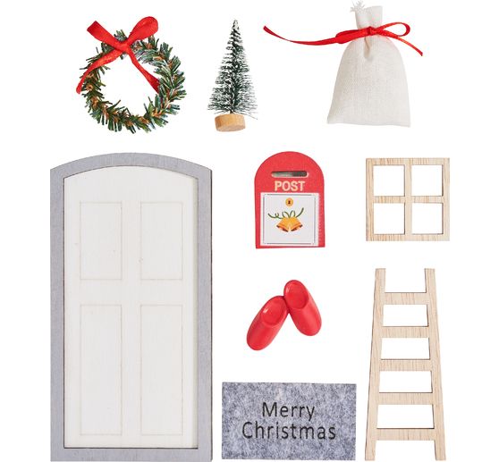 VBS Secret Santa door set "Merry Christmas"