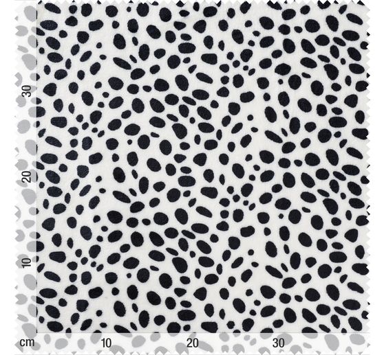 Fleece fabric "Dalmatian"