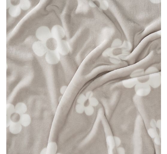 Fleece fabric "Flowers"