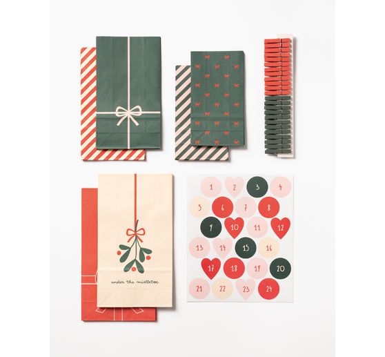 Advent calendar set "Bowtiful Christmas"