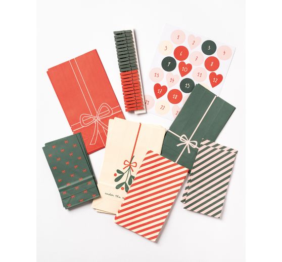 Advent calendar set "Bowtiful Christmas"