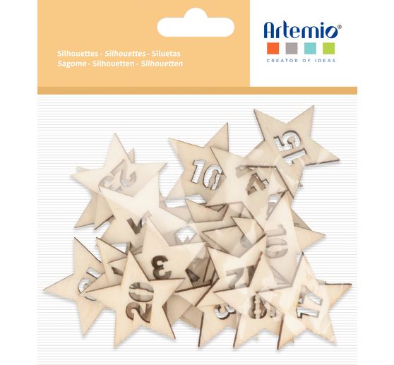 Advent numbers "Stars"