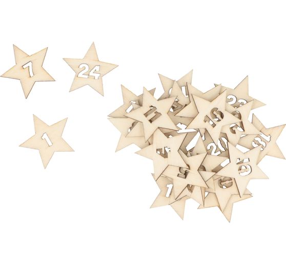 Advent numbers "Stars"